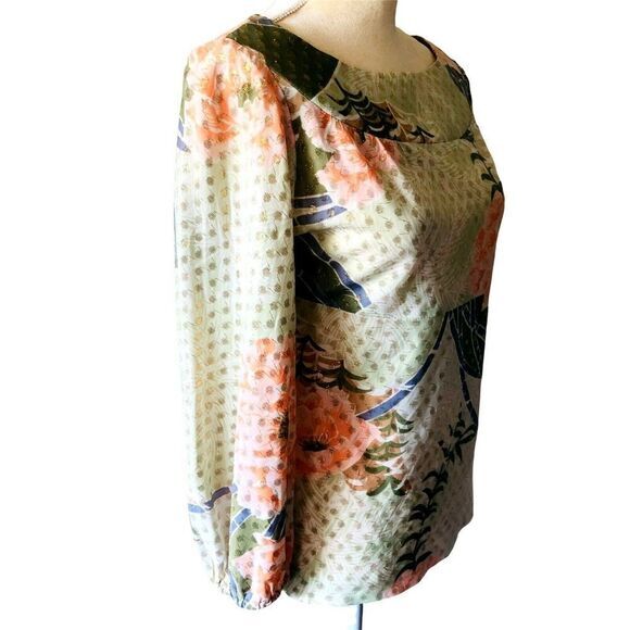 Vintage Blouse by Alice of California Made in Union ILGWU US Sz 10 Very pretty! - Picture 8 of 11